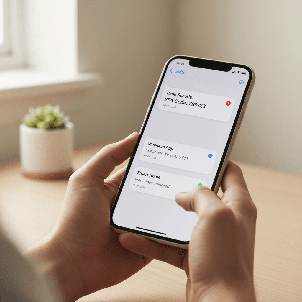 Real-time appointment reminders on phone